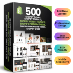 500+ Shopify Premium Themes Bundle by RBJ Tech