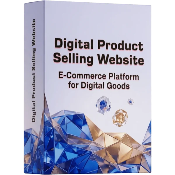 Digital Product Selling Website